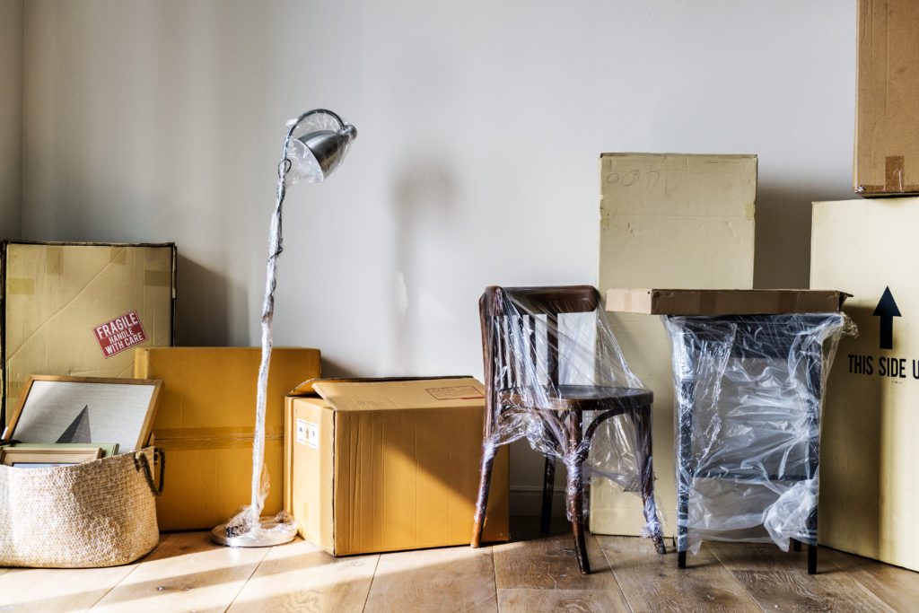 Get creative with utilities - Packed furniture