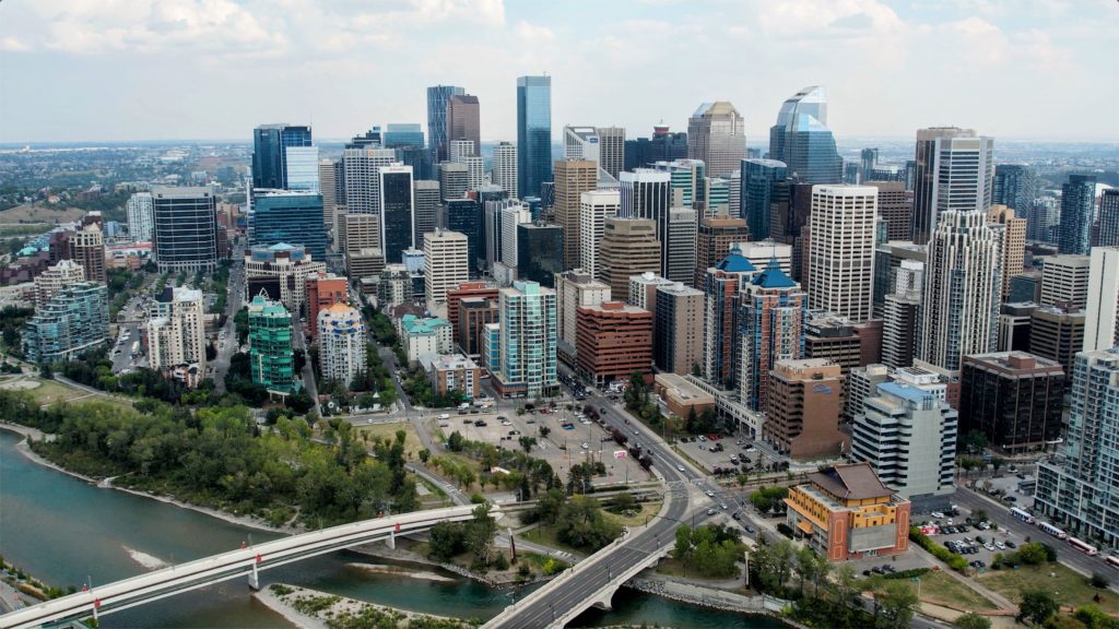 downtown Calgary