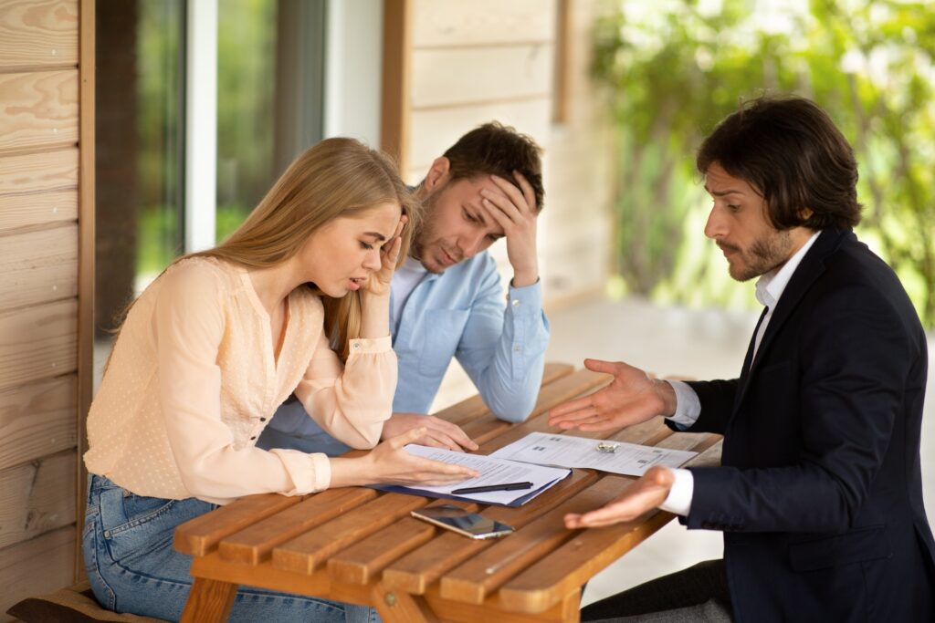 Couple worrying abut Changes in Interest Rates