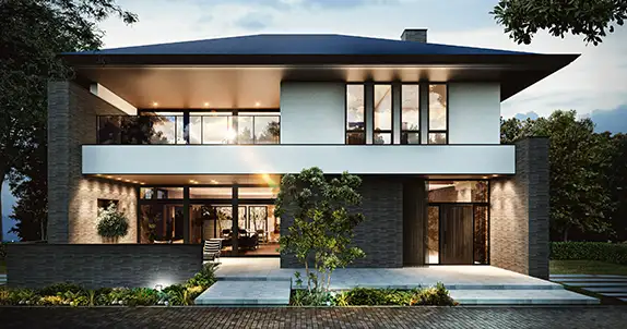 Modern house exterior