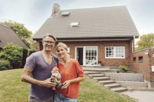 a couple selling their home